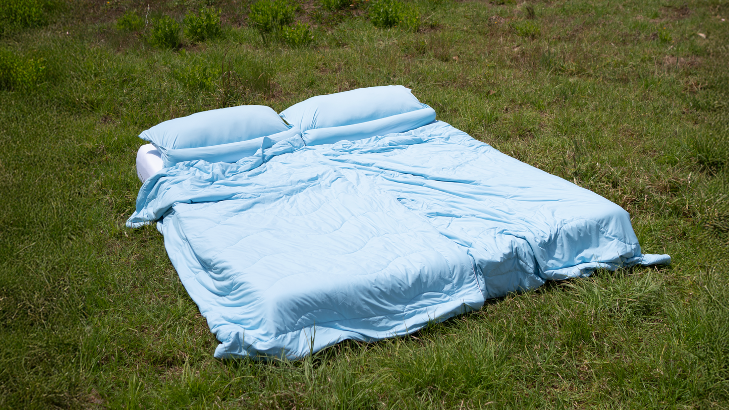 Kühlende Kollektion mysheepi HOME Pro Kopfkissen und Bettdecke