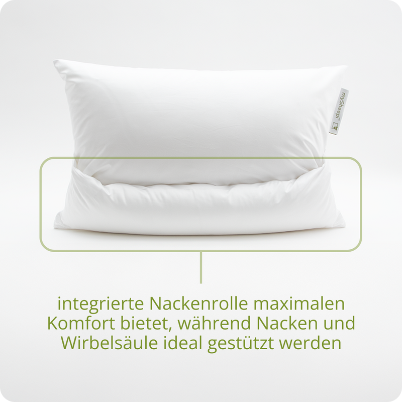 Integrierte, bewegliche Nackenrolle