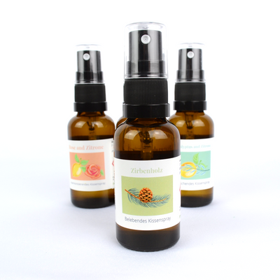 Product Kissenspray displayed on a clean background, showing main features and details, no visible text, neutral and inviting presentation